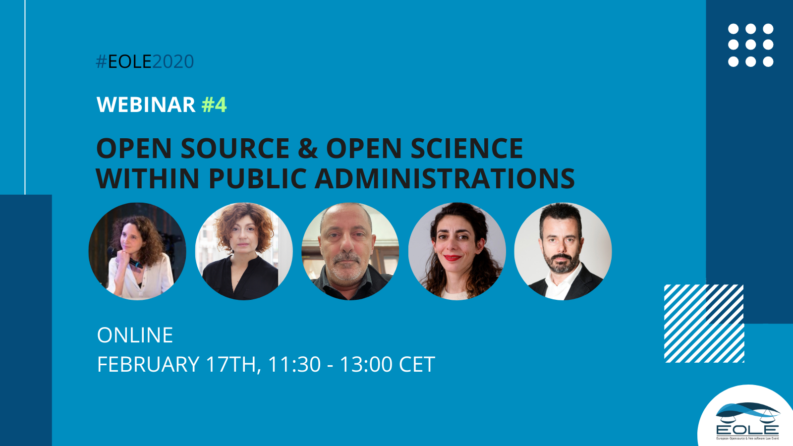 EOLE fourth webinar on open source and open science within public administrations